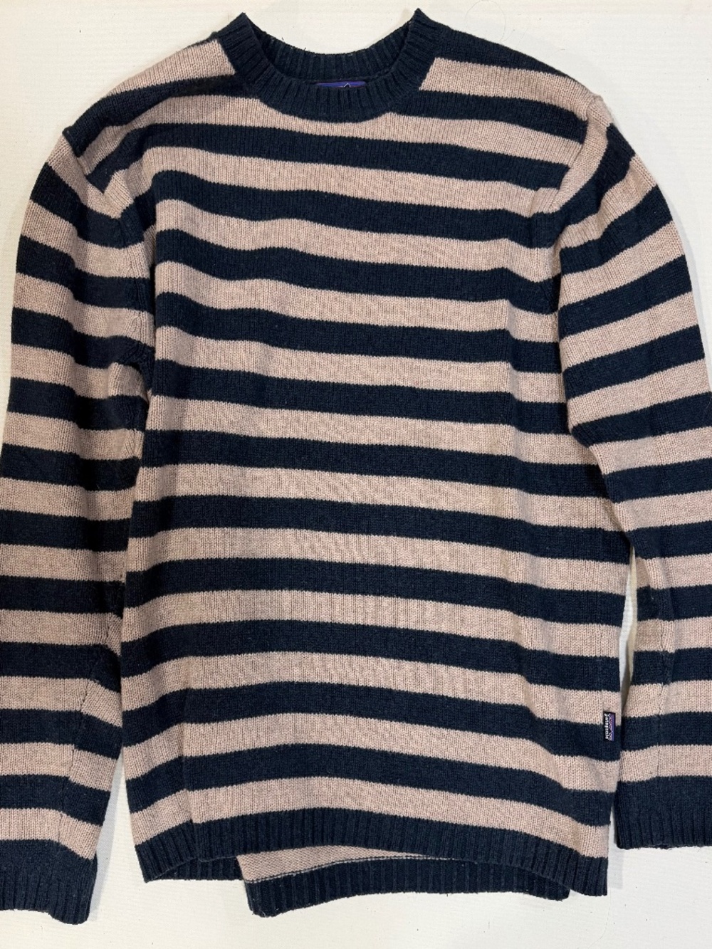 Patagonia wool striped sweater men’s